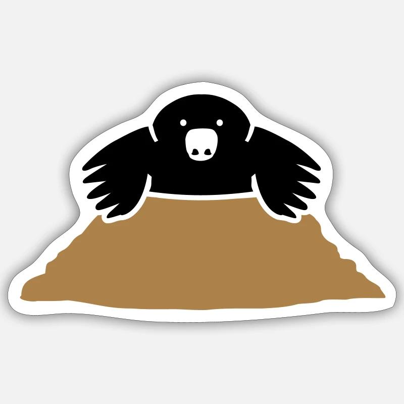 Mole Sticker size S (10 x 10 cm)