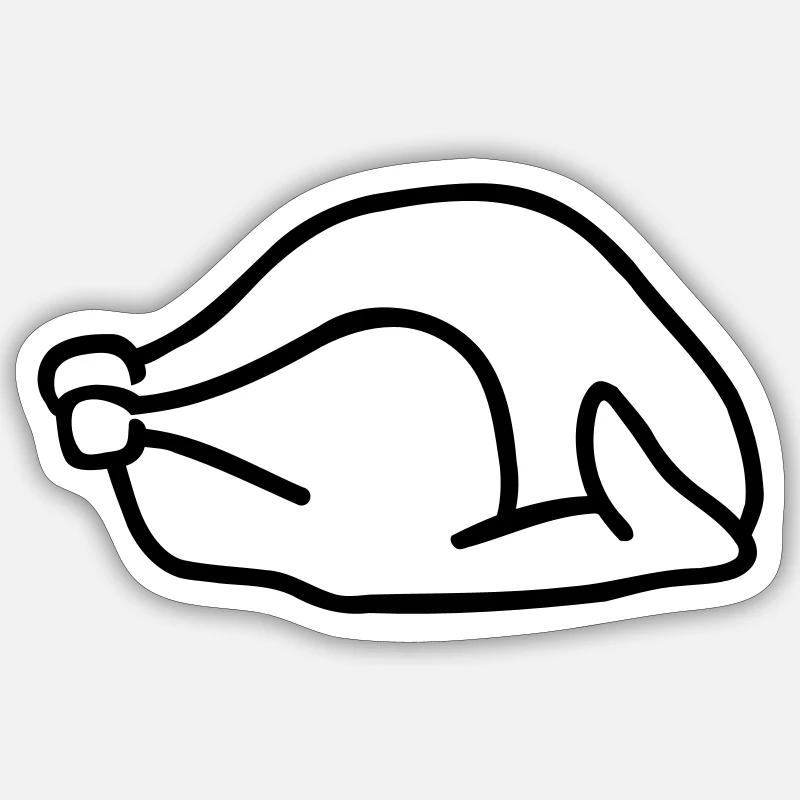 Turkey - Sticker size S (10 x 10 cm) - white matte