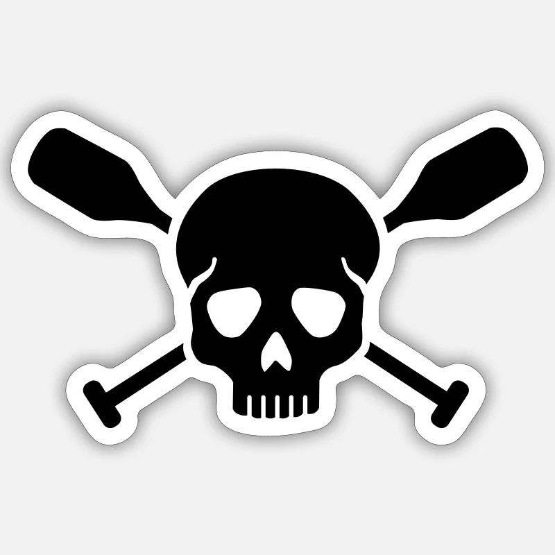 Paddeln Sticker Größe S (10 x 10 cm)