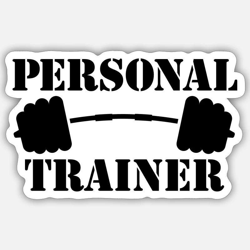 personal trainer Sticker size S (10 x 10 cm)