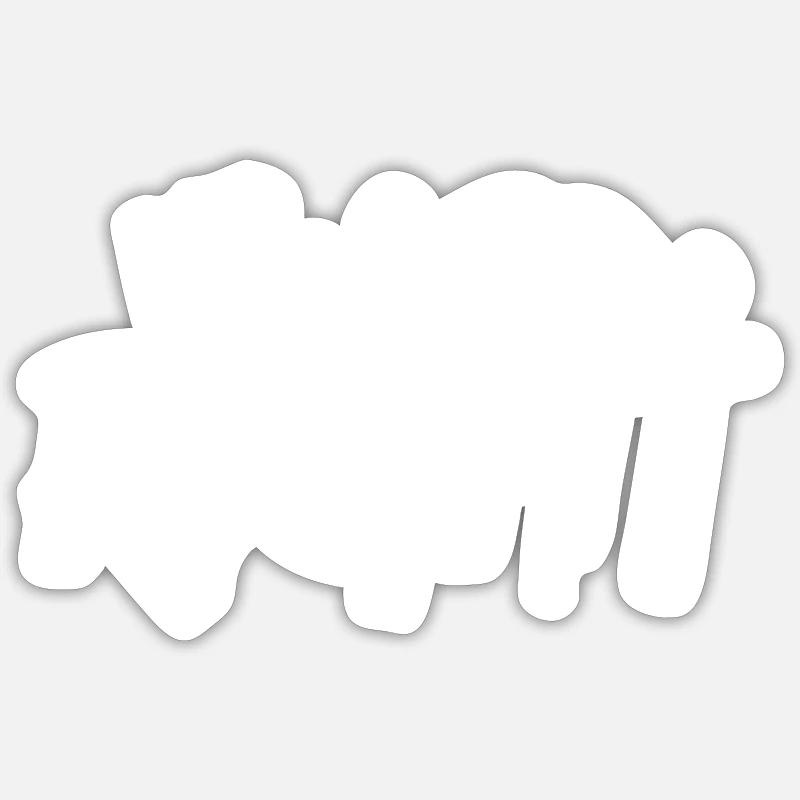 Mr Right with beard w Sticker size S (10 x 10 cm)