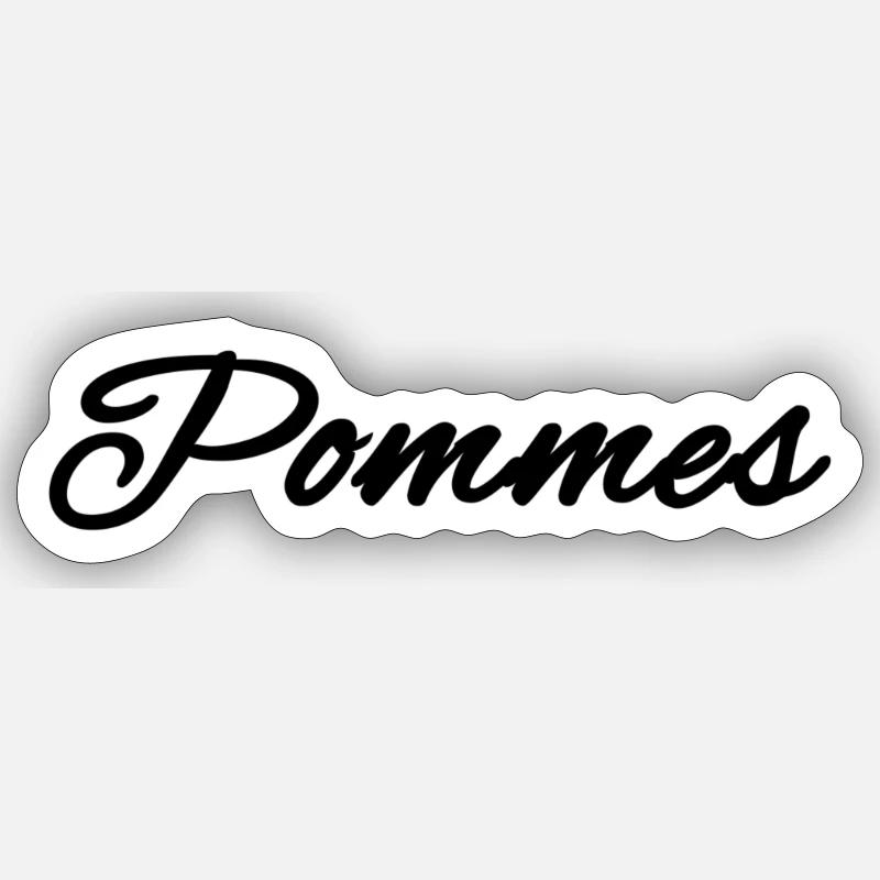 français - Sticker taille S (10 x 10 cm) - blanc mat