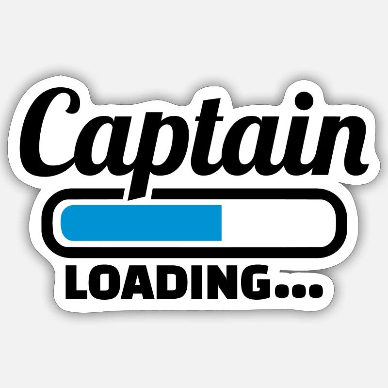 Captain Sticker size S (10 x 10 cm)