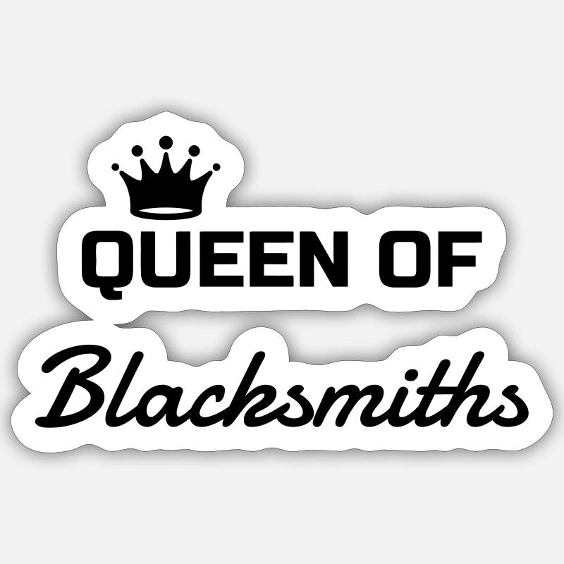 Blacksmith Schmied Forgeron Forge Marteau Hammer Sticker size S (10 x 10 cm)