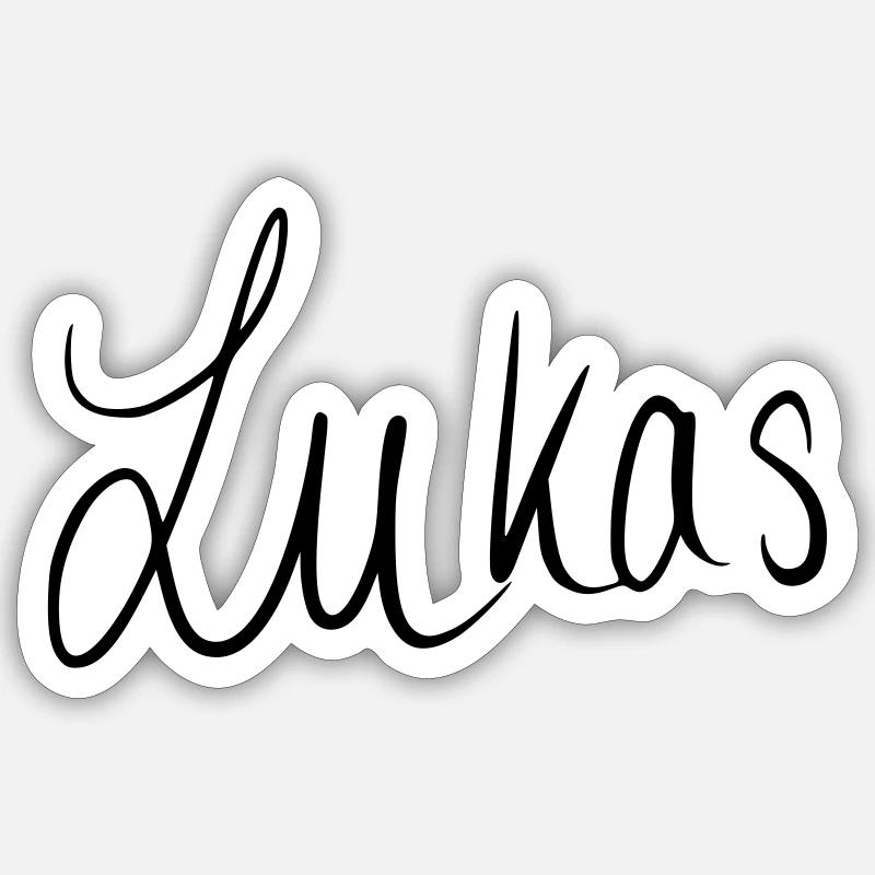 Lukas Sticker Größe S (10 x 10 cm)