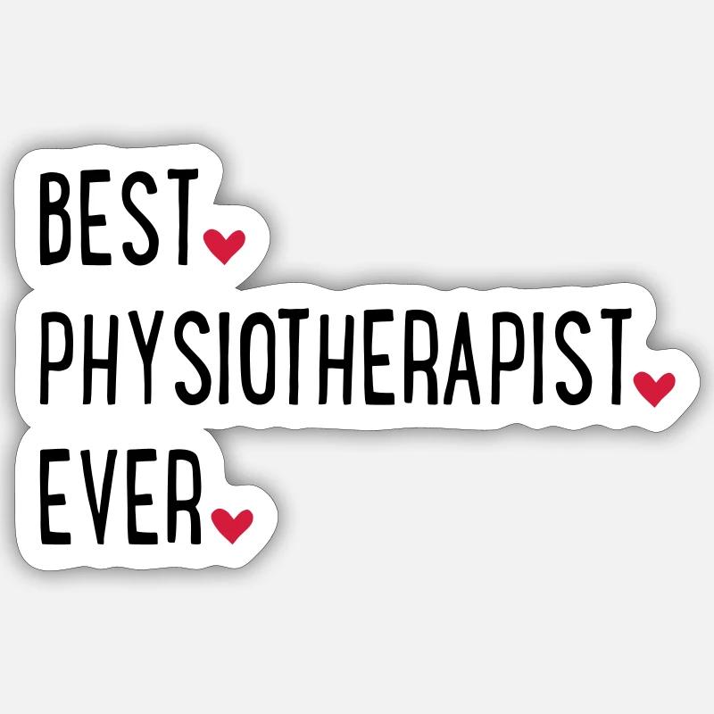 Physiotherapist Sticker size S (10 x 10 cm)
