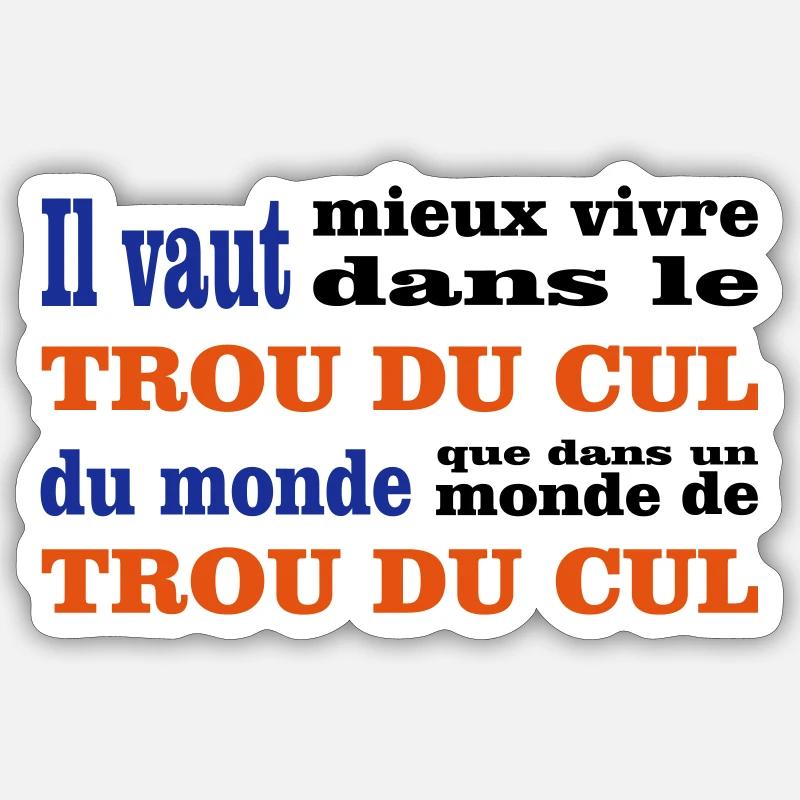 Sticker taille S (10 x 10 cm) - 
