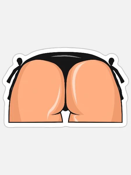 sexy bikini mädchen frau - Sticker Größe S (10 x 10 cm) - Mattweiß
