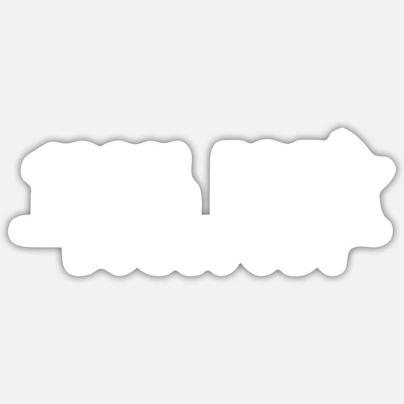 100 IGP White - Sticker size S (10 x 10 cm) - white matte
