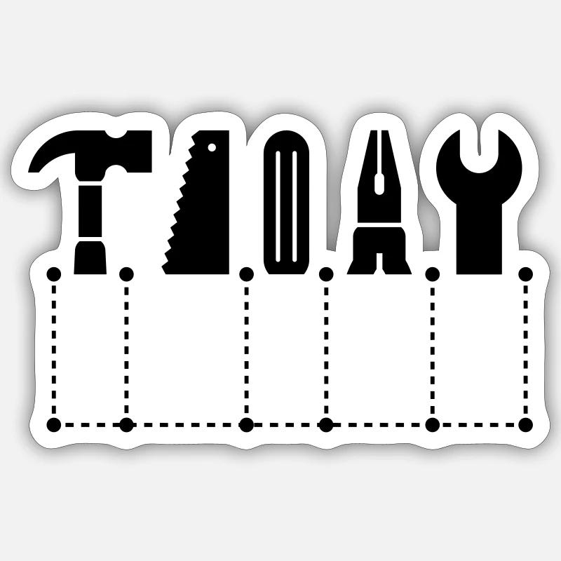 Tool Sticker size S (10 x 10 cm)