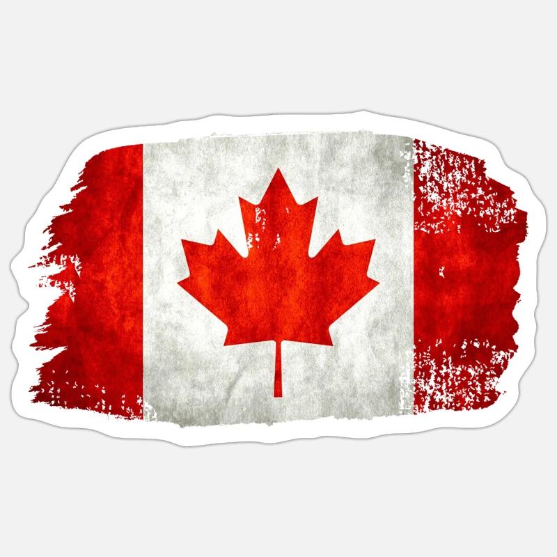 Canada - Sticker size S (10 x 10 cm) - white matte