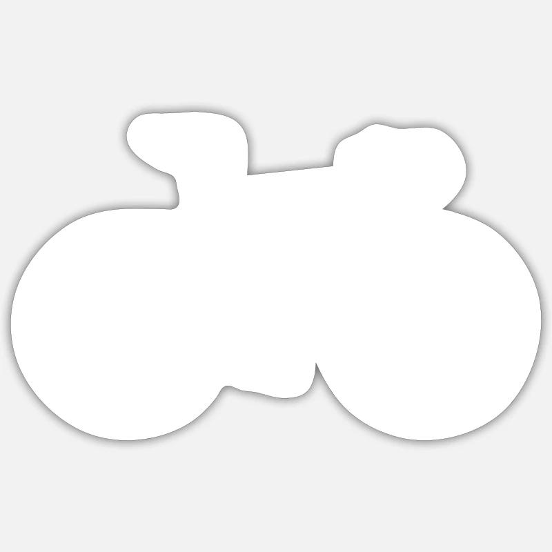 Vélo Sticker taille S (10 x 10 cm)