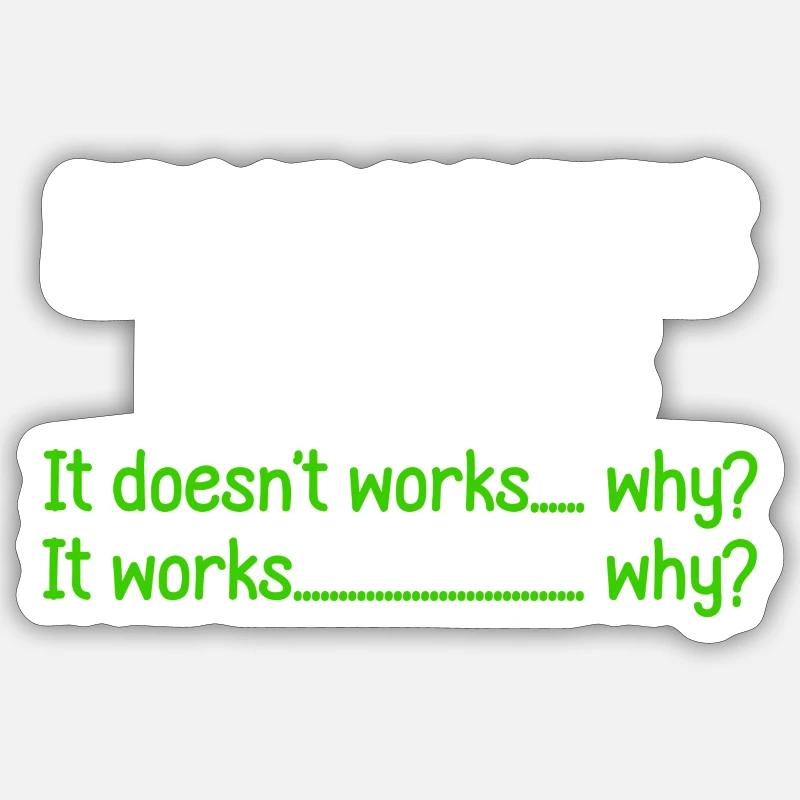 Programmer Tux Problems Birthday Gift Sticker size S (10 x 10 cm)