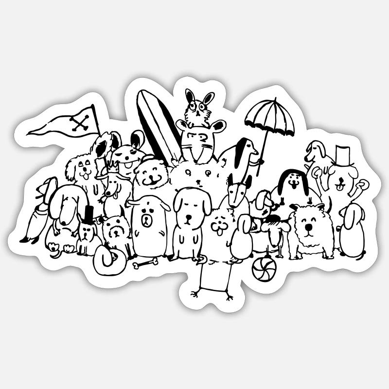 Sticker Größe S (10 x 10 cm) -
