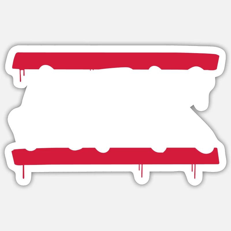 AFK - Sticker Größe S (10 x 10 cm) - Mattweiß
