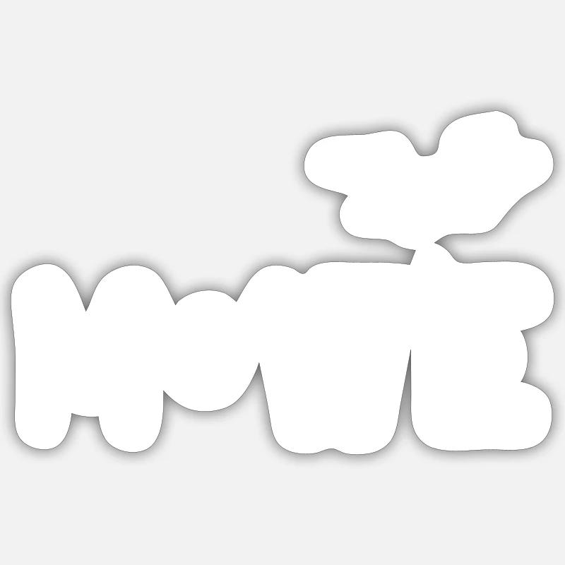 möwe Sticker Größe S (10 x 10 cm)