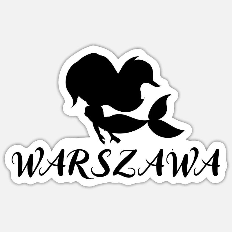 Sirène de Varsovie Sticker taille S (10 x 10 cm)