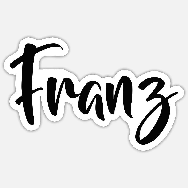 Franz - Sticker size S (10 x 10 cm) - white matte