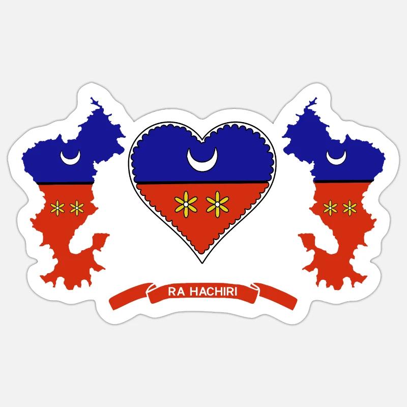 MAYOTTE - Sticker taille S (10 x 10 cm) - blanc mat
