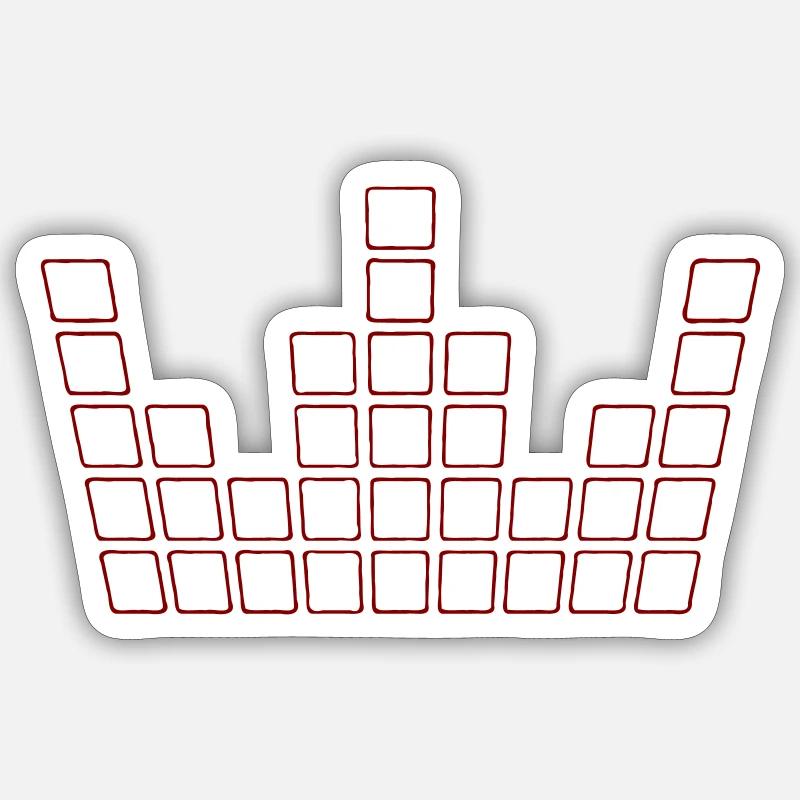 Sticker Größe S (10 x 10 cm) - 