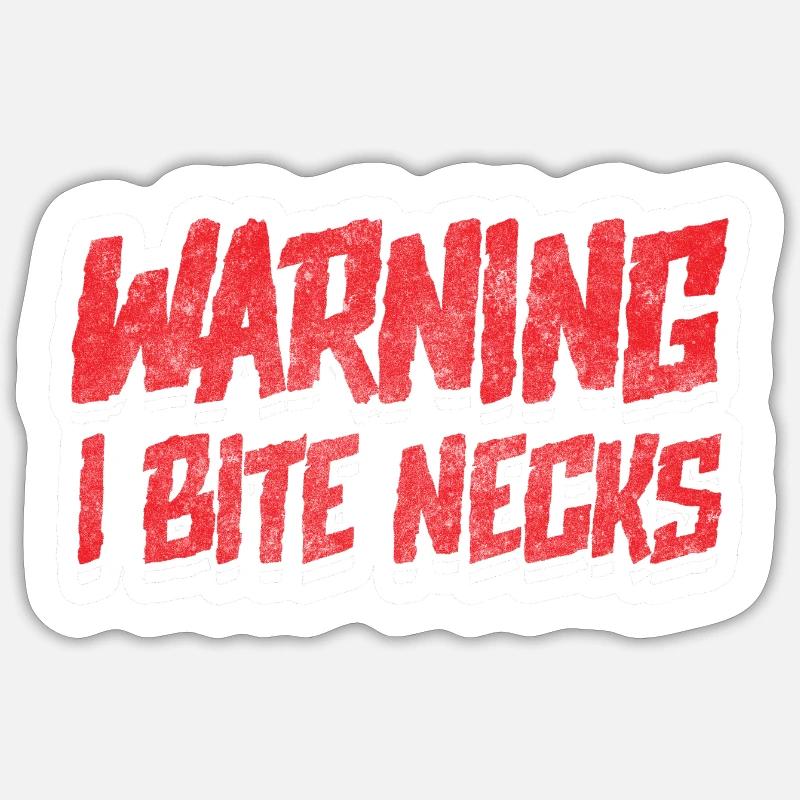 Vampire Horror Bat - Sticker size S (10 x 10 cm) - white matte