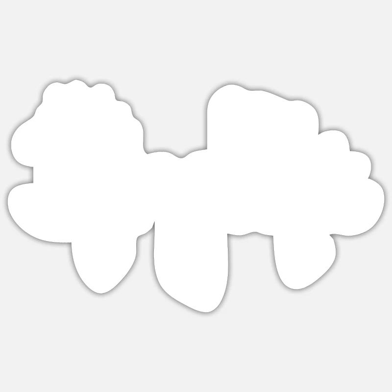 Braut - Sticker Größe S (10 x 10 cm) - Mattweiß