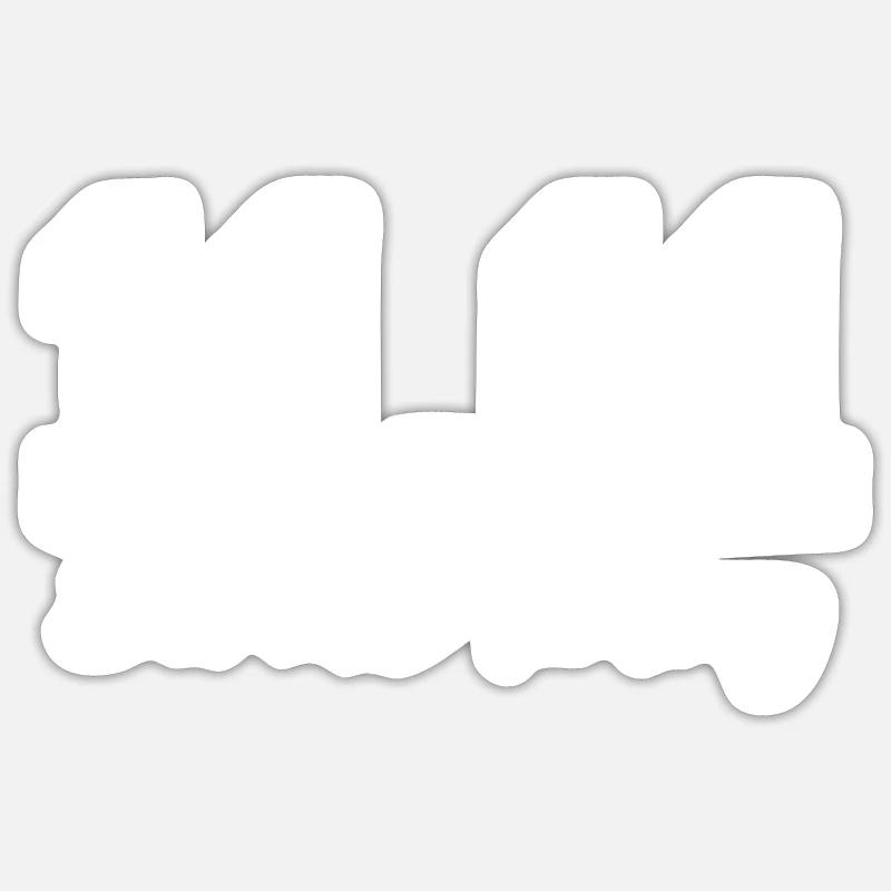 11:11 - Divine Timing - Sticker size S (10 x 10 cm) - white matte