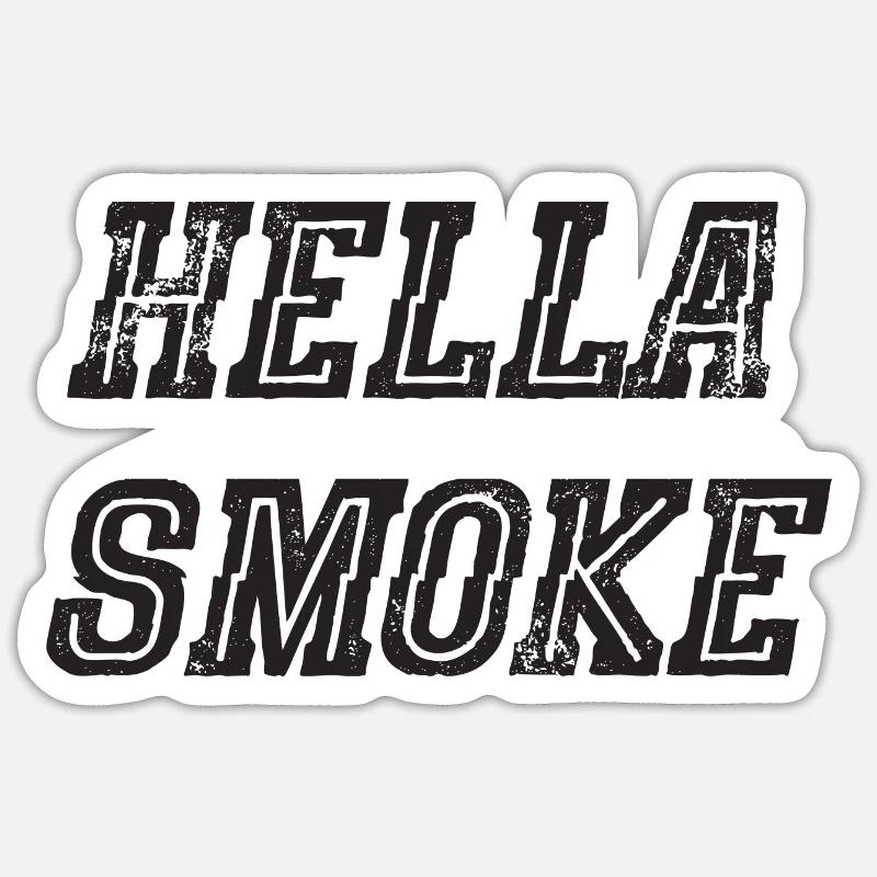 Weed Cannabis CBD Spruch - Sticker Größe S (10 x 10 cm) - Mattweiß