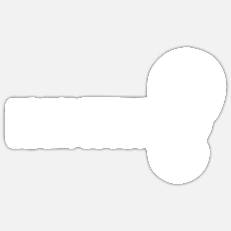 Bouldering Climbing Climbing - Sticker size S (10 x 10 cm) - white matte