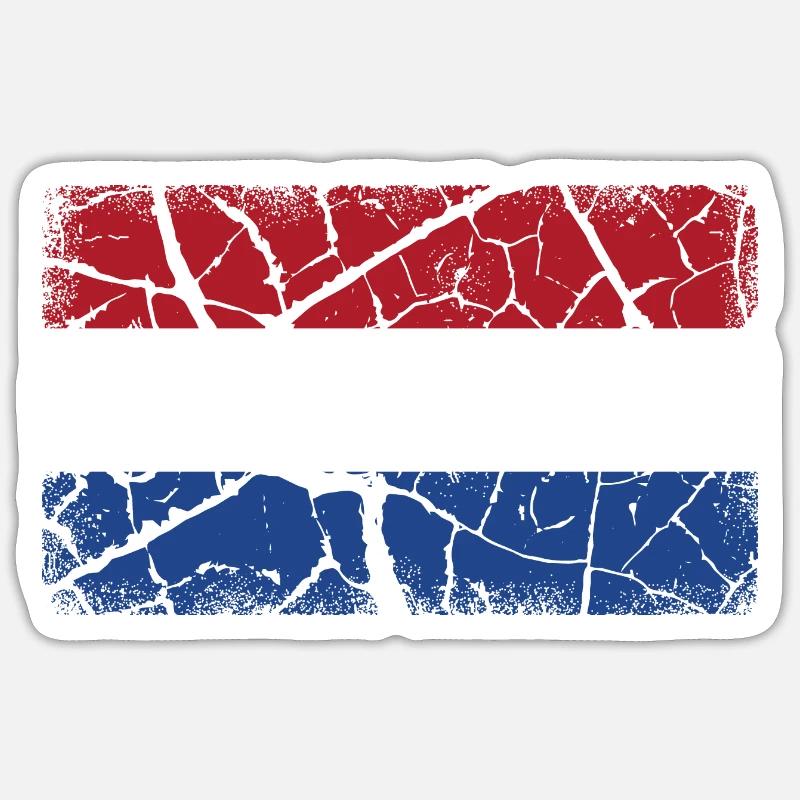 Netherlands - Sticker size S (10 x 10 cm) - white matte