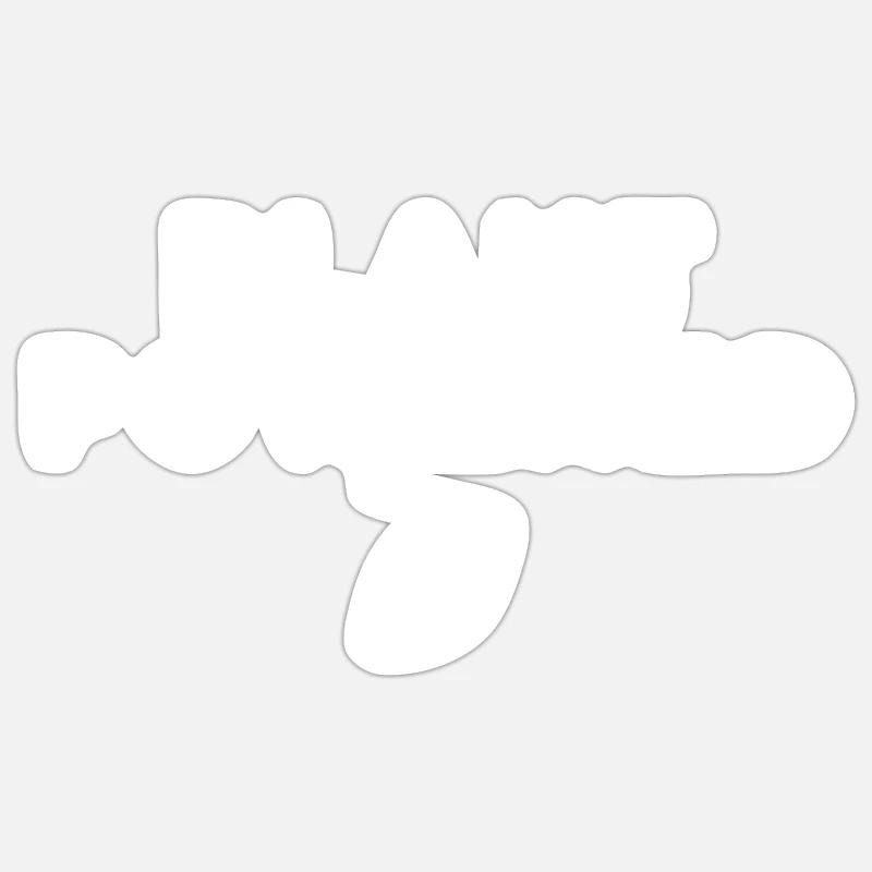 Plant Powered - Sticker size S (10 x 10 cm) - white matte