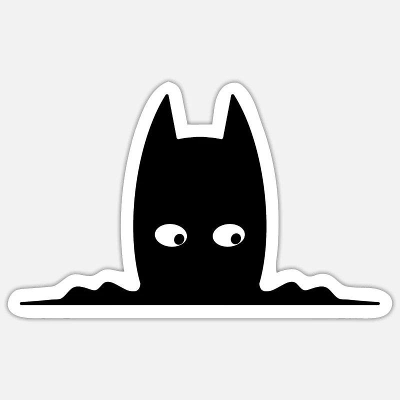 Superheld Partner - Sticker Größe S (10 x 10 cm) - Mattweiß