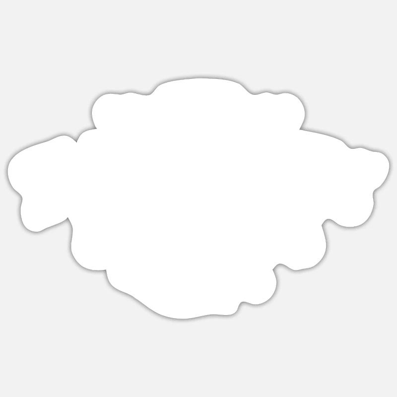 Bonne Saint-Patrick - Sticker taille S (10 x 10 cm) - blanc mat