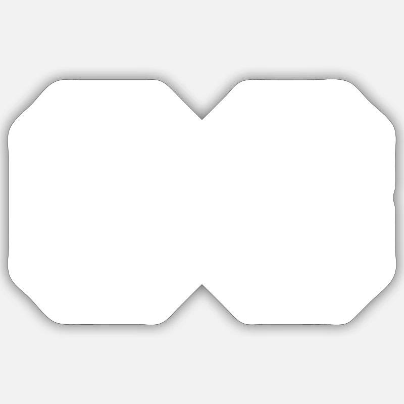 66 Numéro de numéro - Sticker taille S (10 x 10 cm) - blanc mat