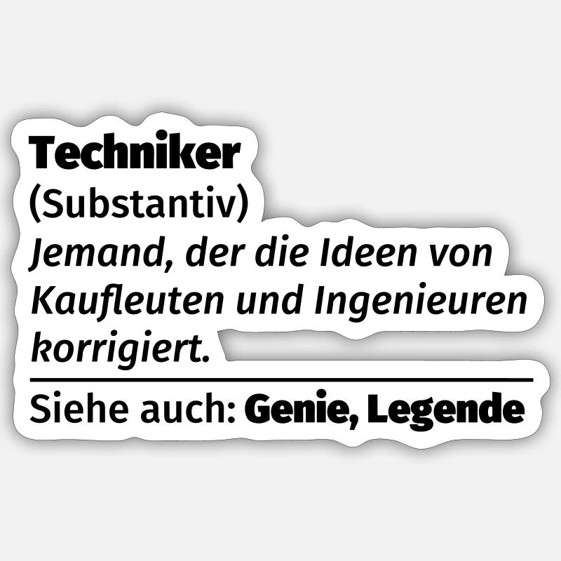 Sticker Größe S (10 x 10 cm) - 