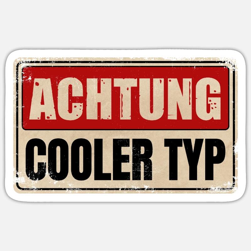 COOLER TYP Sticker Größe S (10 x 10 cm)