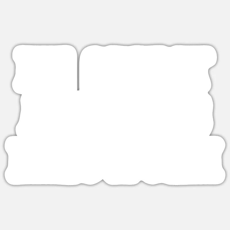 Drôle de design sarcastique Sticker taille S (10 x 10 cm)