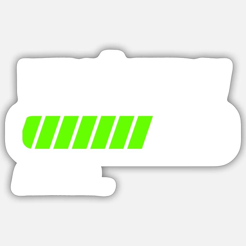 Verkäuferin Loading Ladebalken Sticker Größe S (10 x 10 cm)