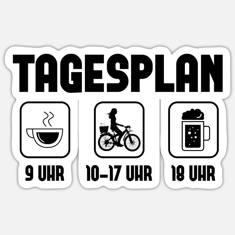 Tagsplan 2 - Sticker Größe S (10 x 10 cm)