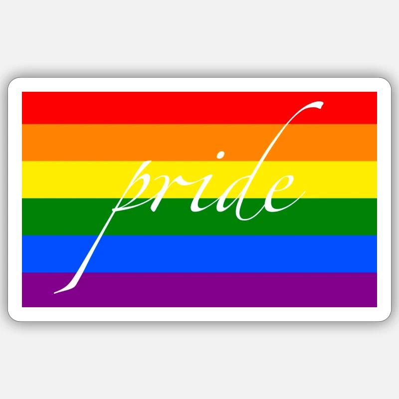 Pride flag Sticker Größe S (10 x 10 cm)