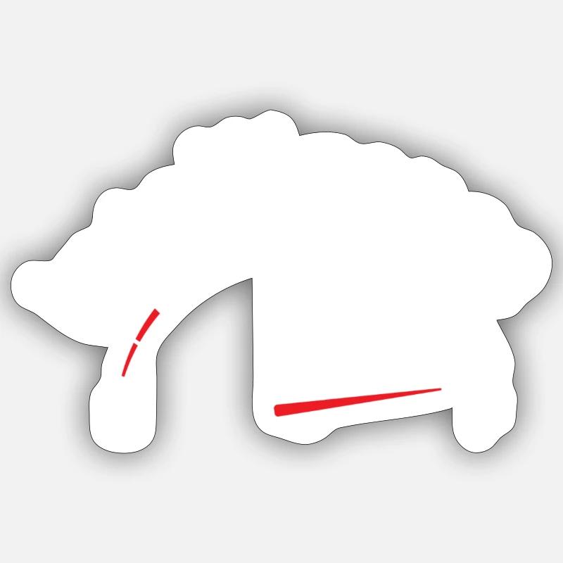 Intelligence(Lustige sprüche) Sticker Größe S (10 x 10 cm)