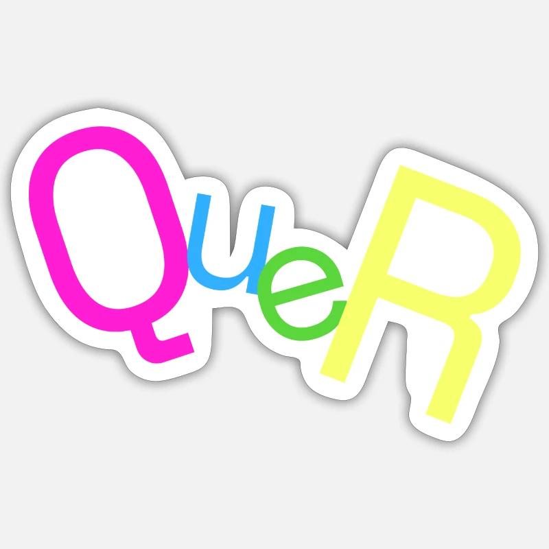 QUER Sticker Größe S (10 x 10 cm)