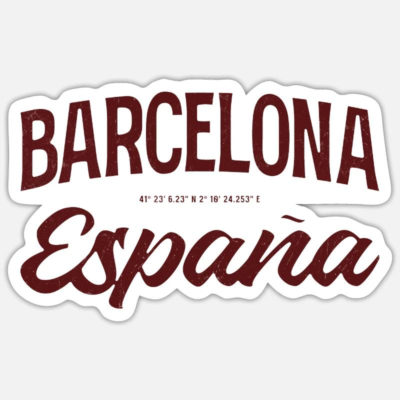 Barcelone Sticker taille S (10 x 10 cm)