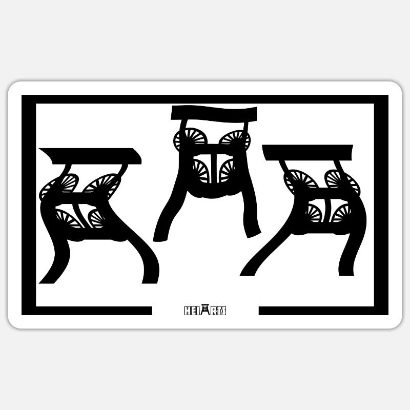 Sticker Größe S (10 x 10 cm) - 