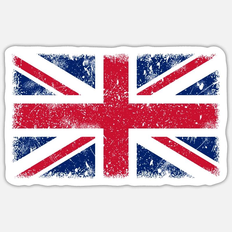 Great Britain - Sticker size S (10 x 10 cm) - white matte