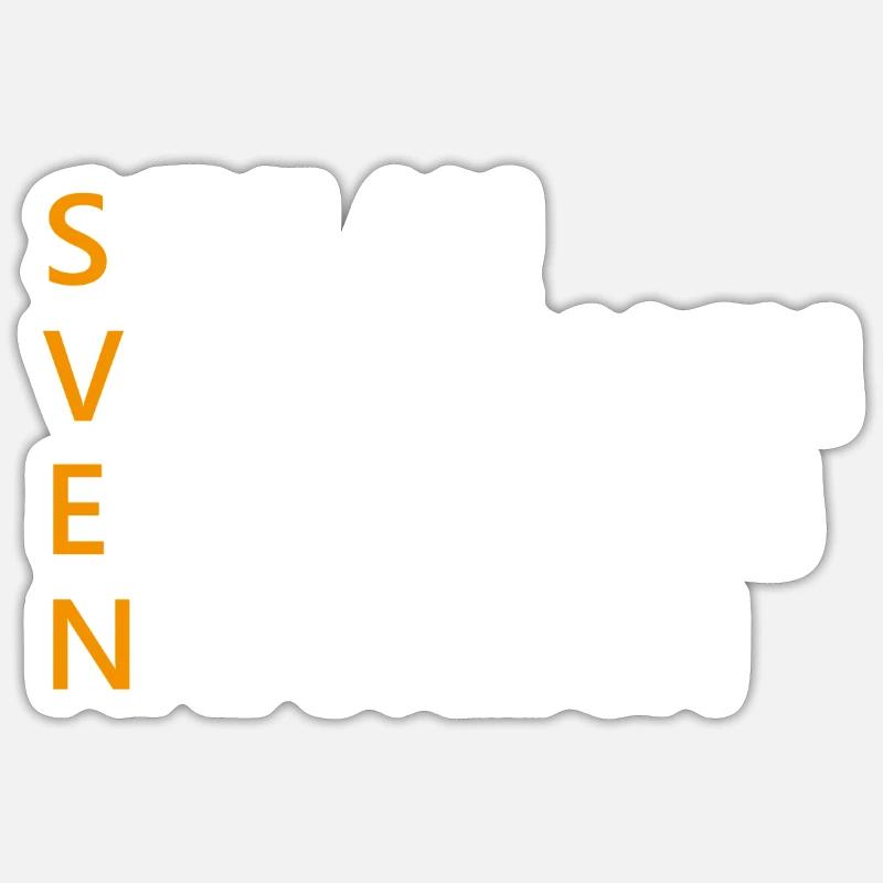 Sven Name Geschenk Sticker Größe S (10 x 10 cm)