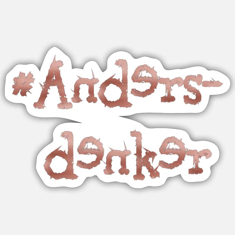 Andersdenker Sticker Größe S (10 x 10 cm)