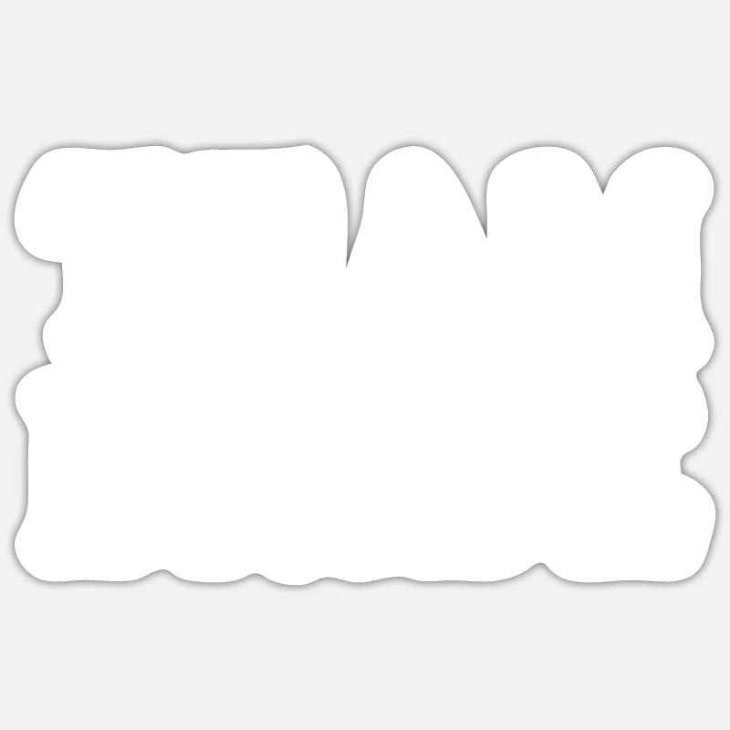 Team bride - Sticker taille S (10 x 10 cm) - blanc mat