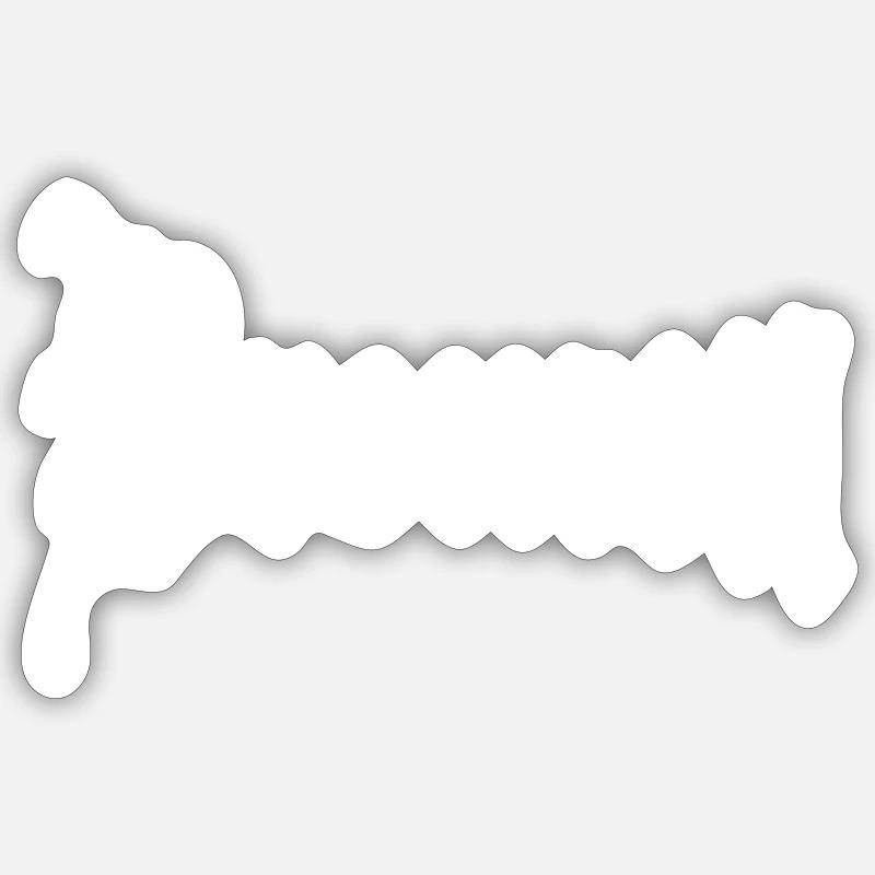 Brême - Sticker taille S (10 x 10 cm) - blanc mat