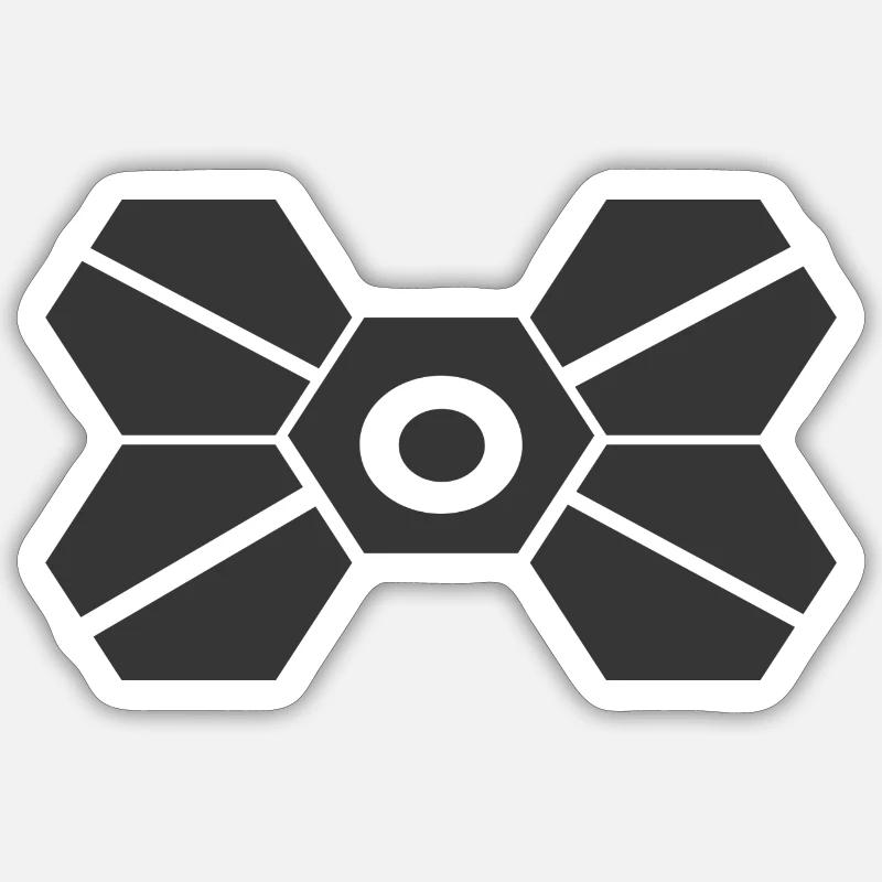 SATELLITE Sticker taille S (10 x 10 cm)